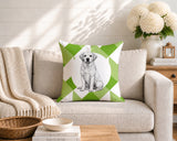 Labrador Retriever Indoor/Outdoor Reversible Square Pillow