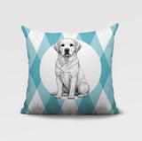 Labrador Retriever Indoor/Outdoor Reversible Square Pillow