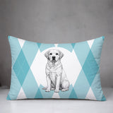 Labrador Retriever Indoor/Outdoor Reversible Rectangular Pillow