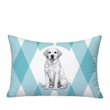 Labrador Retriever Indoor/Outdoor Reversible Rectangular Pillow
