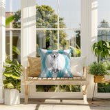 Labrador Retriever Indoor/Outdoor Reversible Square Pillow