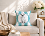 Labrador Retriever Indoor/Outdoor Reversible Square Pillow