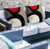 Lara Spun Polyester Square Indoor/Outdoor Throw Pillow