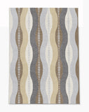 Lassa low pile chair mat in Beige