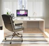Lassa low pile chair mat in Beige