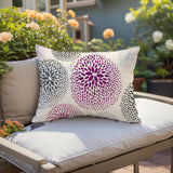 Legion Floral Spun Polyester Lumbar Indoor/Outdoor Throw Pillow