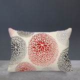 Legion Floral Spun Polyester Lumbar Indoor/Outdoor Throw Pillow