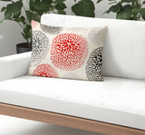Legion Floral Spun Polyester Lumbar Indoor/Outdoor Throw Pillow