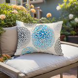 Legion Floral Spun Polyester Lumbar Indoor/Outdoor Throw Pillow