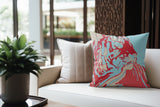 Leon Tiger Faux Suede Square Indoor Pillow