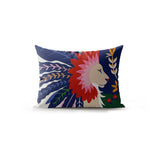 Lev Microsuede Lumbar Throw Pillow in Red; Pink; Green - Size 20x14