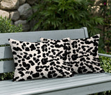 Lexy Zebra Print Indoor/Outdoor Reversible Rectangular Pillow