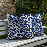 Lexy Zebra Print Indoor/Outdoor Reversible Square Pillow