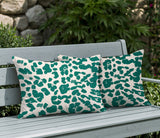 Lexy Zebra Print Indoor/Outdoor Reversible Rectangular Pillow