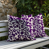 Lexy Zebra Print Indoor/Outdoor Reversible Square Pillow