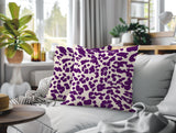 Lexy Zebra Print Indoor/Outdoor Reversible Square Pillow