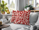 Lexy Zebra Print Indoor/Outdoor Reversible Square Pillow