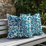 Lexy Zebra Print Indoor/Outdoor Reversible Square Pillow