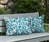 Lexy Zebra Print Indoor/Outdoor Reversible Rectangular Pillow