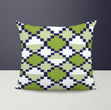 Lilianna Geometric Reversible Indoor/Outdoor Square Pillow