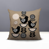 Lina Bird Reversible Indoor/Outdoor Square Pillow