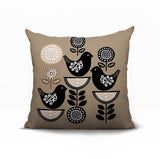 Lina Bird Reversible Indoor/Outdoor Square Pillow
