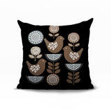 Lina Bird Reversible Indoor/Outdoor Square Pillow