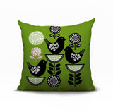 Lina Bird Reversible Indoor/Outdoor Square Pillow