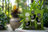 Lina Bird Reversible Indoor/Outdoor Square Pillow