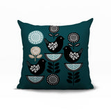 Lina Bird Reversible Indoor/Outdoor Square Pillow