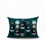 Lina Bird Reversible Indoor/Outdoor Rectangle Pillow