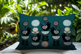 Lina Bird Reversible Indoor/Outdoor Square Pillow