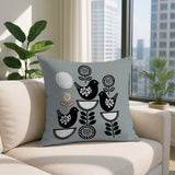 Lina Bird Reversible Indoor/Outdoor Rectangle Pillow