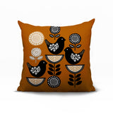Lina Bird Reversible Indoor/Outdoor Square Pillow