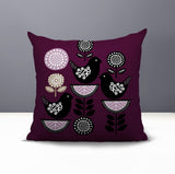 Lina Bird Reversible Indoor/Outdoor Square Pillow