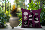 Lina Bird Reversible Indoor/Outdoor Square Pillow