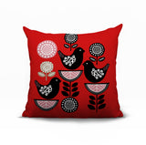Lina Bird Reversible Indoor/Outdoor Square Pillow