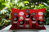 Lina Bird Reversible Indoor/Outdoor Square Pillow