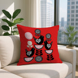 Lina Bird Reversible Indoor/Outdoor Square Pillow