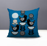 Lina Bird Reversible Indoor/Outdoor Square Pillow