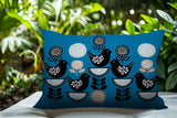 Lina Bird Reversible Indoor/Outdoor Square Pillow