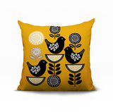 Lina Bird Reversible Indoor/Outdoor Square Pillow