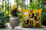 Lina Bird Reversible Indoor/Outdoor Square Pillow