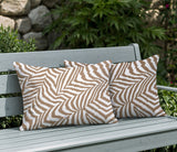 Lola Zebra Print Indoor/Outdoor Reversible Rectangular Pillow