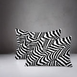Lola Zebra Print Indoor/Outdoor Reversible Rectangular Pillow