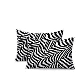 Lola Zebra Print Indoor/Outdoor Reversible Rectangular Pillow