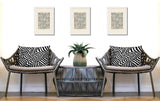 Lola Zebra Print Indoor/Outdoor Reversible Rectangular Pillow
