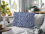 Lola Zebra Print Indoor/Outdoor Reversible Square Pillow
