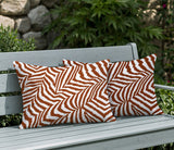 Lola Zebra Print Indoor/Outdoor Reversible Rectangular Pillow
