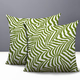 Lola Zebra Print Indoor/Outdoor Reversible Square Pillow